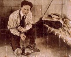 HAPPY 137TH BIRTHDAY THE GREAT HOUDINI!! (Born March 24, 1874 in Hungary.) The Great Houdini was the legendary double-jointed magician who specialized in escaping from straitjackets, chains, handcuffs, ropes, trunks, jails, padlocked containers and milk cans underwater. He was a master of publicity stunts and famous for demystifying spiritualists and proving they were frauds. Houdini DIED on HALLOWEEN, in 1926!