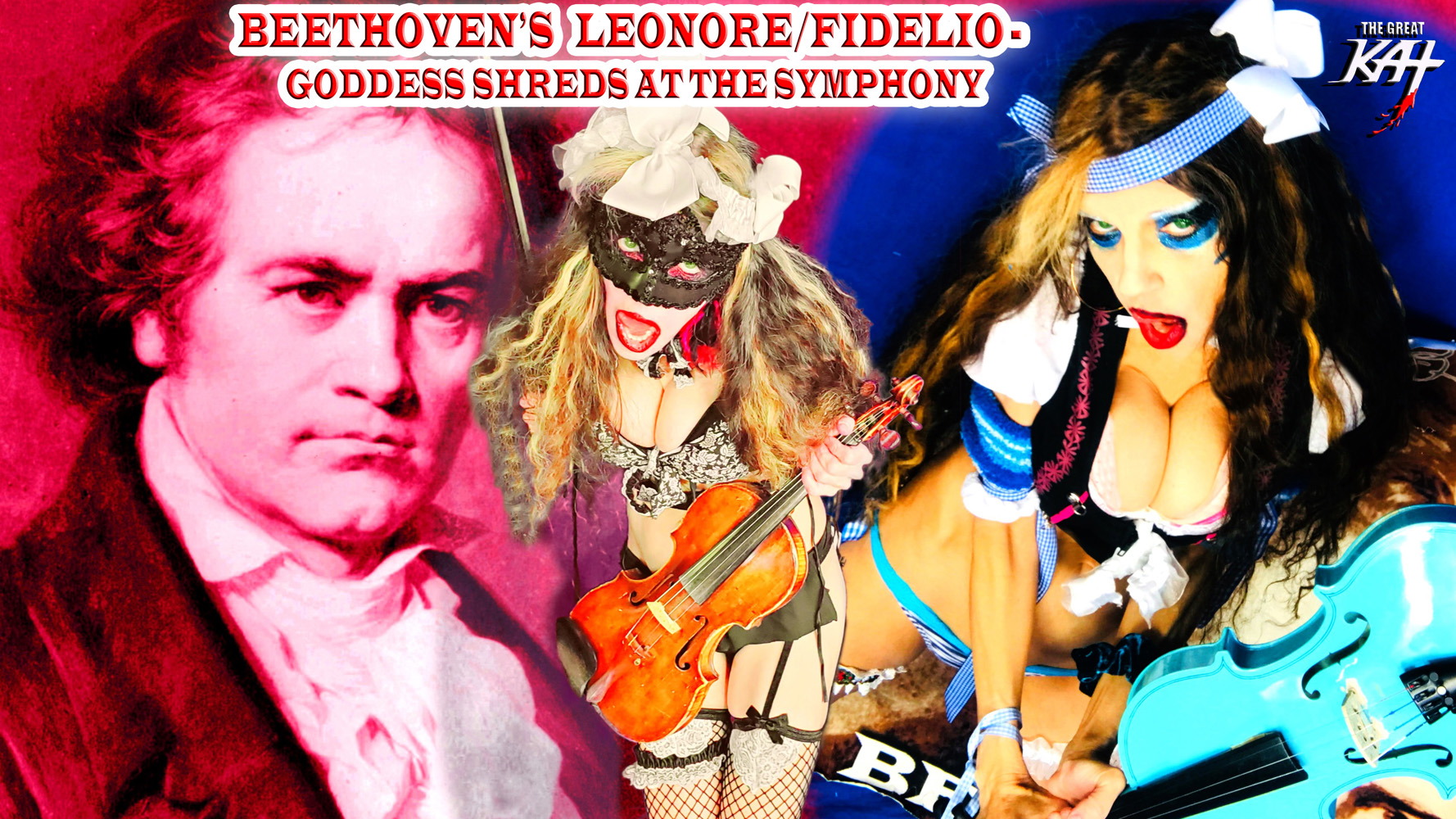 NEW Beethoven's "Leonore/Fidelio Overture Single & Ringtone by The Great Kat Premiering on iTunes! Leonore  Based on a True Story of a Female Hero During the French Revolution!