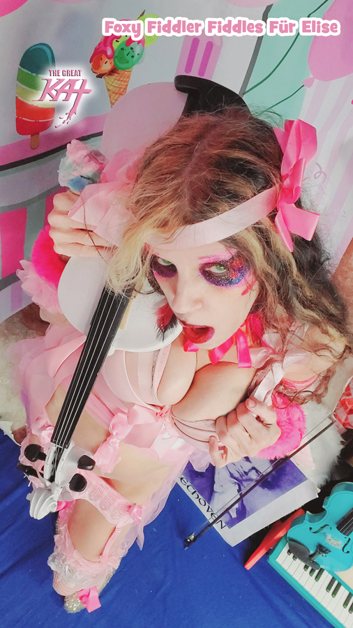New SEX & VIOLINS: BEETHOVEN'S FR ELISE 22ND CENTURY Music Video & Single by THE GREAT KAT VIOLIN GODDESS!