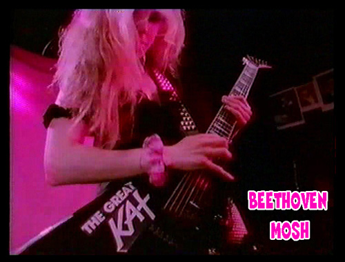 "BEETHOVEN MOSH" MUSIC VIDEO'S LOVABLE KAT!