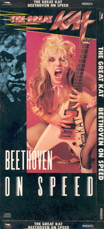 THE GREAT KAT'S "BEETHOVEN ON SPEED" CD ORIGINAL LONGBOX! (FRONT)