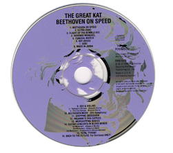 THE GREAT KAT'S REVOLUTIONARY "BEETHOVEN ON SPEED" CD! "THE GREAT KAT THRASHES BEETHOVEN!!!" 