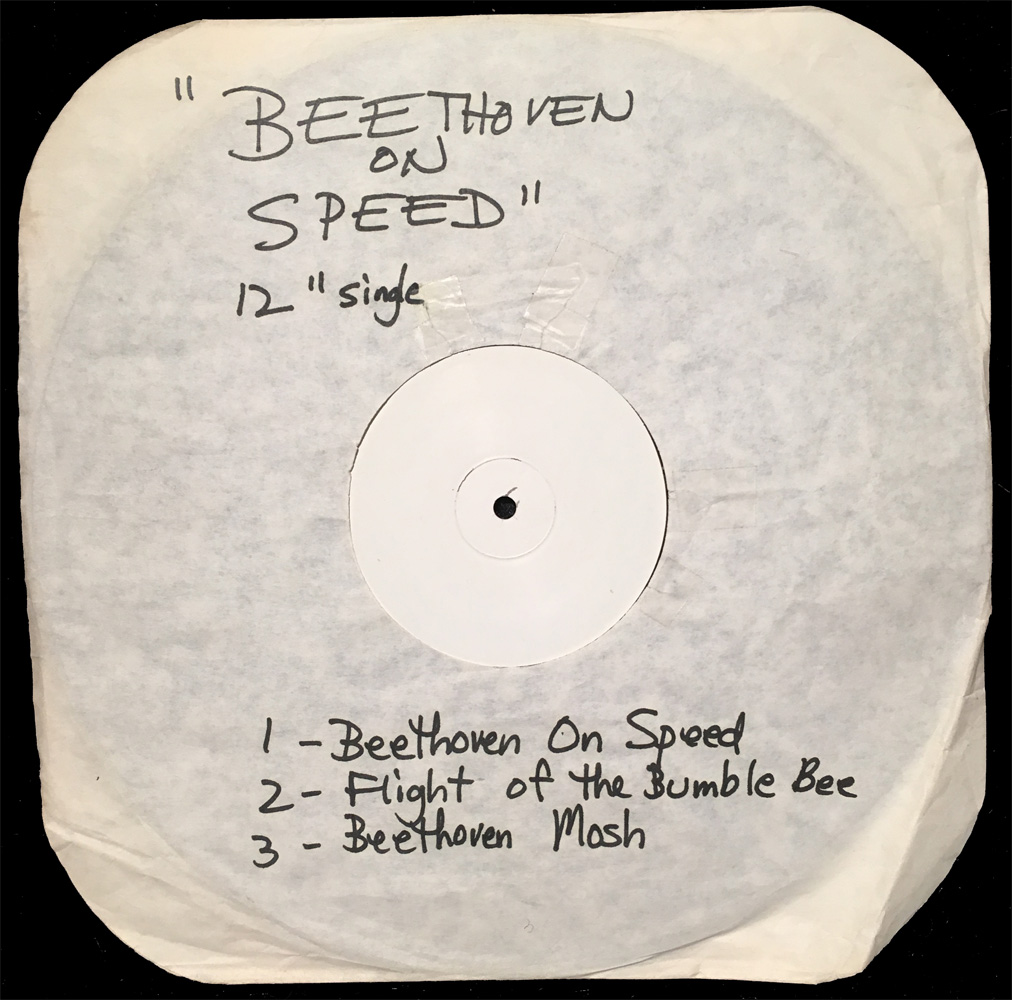 ORIGINAL TEST PRESSING VINYL of The Great Kat's BEETHOVEN ON SPEED 12" 1-Beethoven On Speed 2-Flight Of The Bumble-Bee 3-Beethoven Mosh
