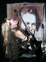 WENN - THE CELEBRITY WORLD ENTERTAINMENT NEWS NETWORK - FEATURES THE GREAT KAT: "YOUTUBE SENSATION THE GREAT KAT HAS BECOME KNOWN FOR HER HEAVY METAL TAKE ON CLASSICAL MUSIC"! "The Great Kat shows off unique talents on Beethoven Shreds. YouTube sensation The Great Kat has become known for her heavy metal take on classical music and her shredding skills on the guitar have captivated audiences across the world. She has now recorded her unique talents on disc for Beethoven Shreds, showing listeners exactly why she is the world's fastest guitar shredder." - Wenn