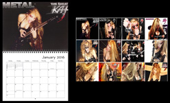 THE GREAT KAT'S 2016 METAL CALENDAR "METAL GODDESS THE GREAT KAT!" BOW & OBEY with 12 Months of HOT METAL DOMINATION from YOUR METAL GODDESS GREAT KAT! 8x11 Color Photo Wall Calendar!