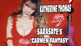 RARE CLASSICAL VIOLIN RECORDING of KATHERINE THOMAS (THE GREAT KAT) virtuoso performance of SARASATES CARMEN FANTASY! http://youtu.be/-9ZqFDapvjs