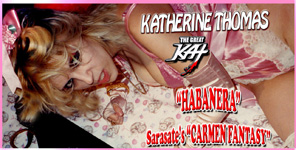 "HABANERA" - HOT GYPSY VIOLIN RECORDING of KATHERINE THOMAS (THE GREAT KAT) performance of SARASATE'S "CARMEN FANTASY" from BIZET'S OPERA "CARMEN"!