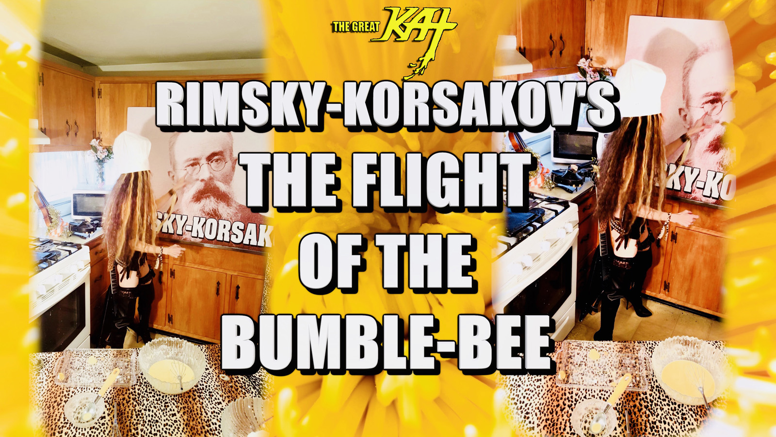 GODDESS TALKS TO RIMSKY-KORSAKOV! From "CHEF GREAT KAT COOKS RUSSIAN CAVIAR AND BLINI WITH RIMSKY-KORSAKOV" VIDEO!!