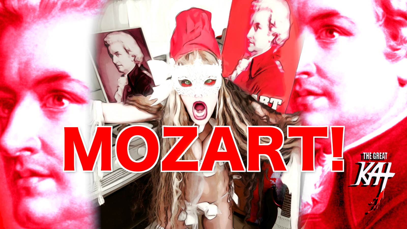 MOZART! From CHEF GREAT KAT BAKES GERMAN APPLE STRUDEL WITH MOZART!!