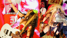 VIOLIN/GUITAR DOUBLE VIRTUOSO!! From CHEF GREAT KAT BAKES GERMAN APPLE STRUDEL WITH MOZART!!