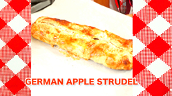 GERMAN APPLE STRUDEL! From CHEF GREAT KAT BAKES GERMAN APPLE STRUDEL WITH MOZART!!