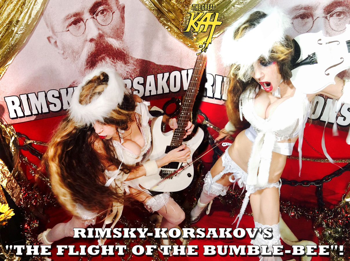 RIMSKY-KORSAKOV'S "THE FLIGHT OF THE BUMBLE-BEE"!! From "CHEF GREAT KAT COOKS RUSSIAN CAVIAR AND BLINI WITH RIMSKY-KORSAKOV" VIDEO!