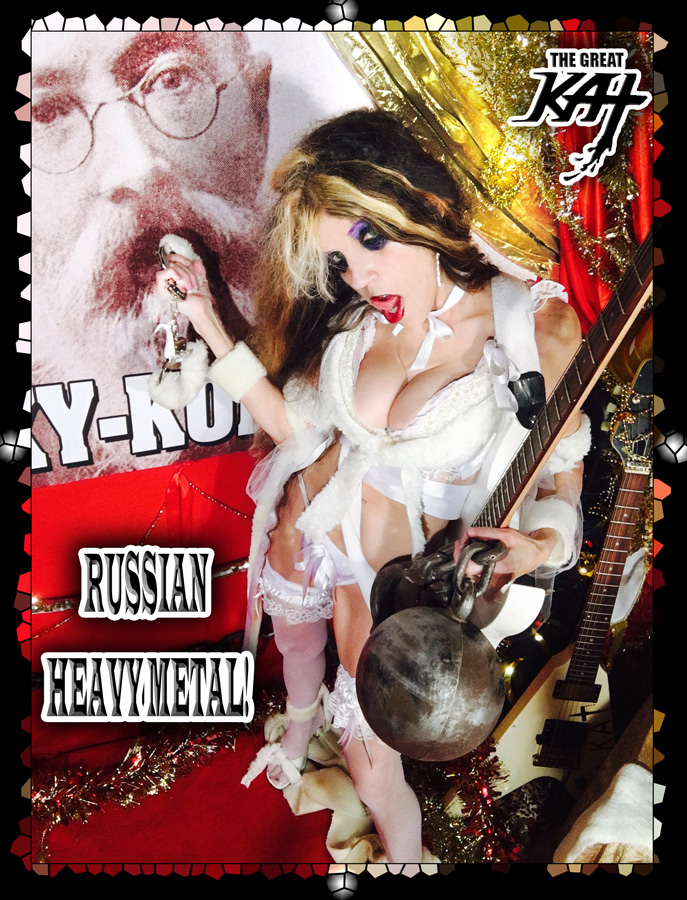 RUSSIAN HEAVY METAL!  From "CHEF GREAT KAT COOKS RUSSIAN CAVIAR AND BLINI WITH RIMSKY-KORSAKOV" VIDEO!