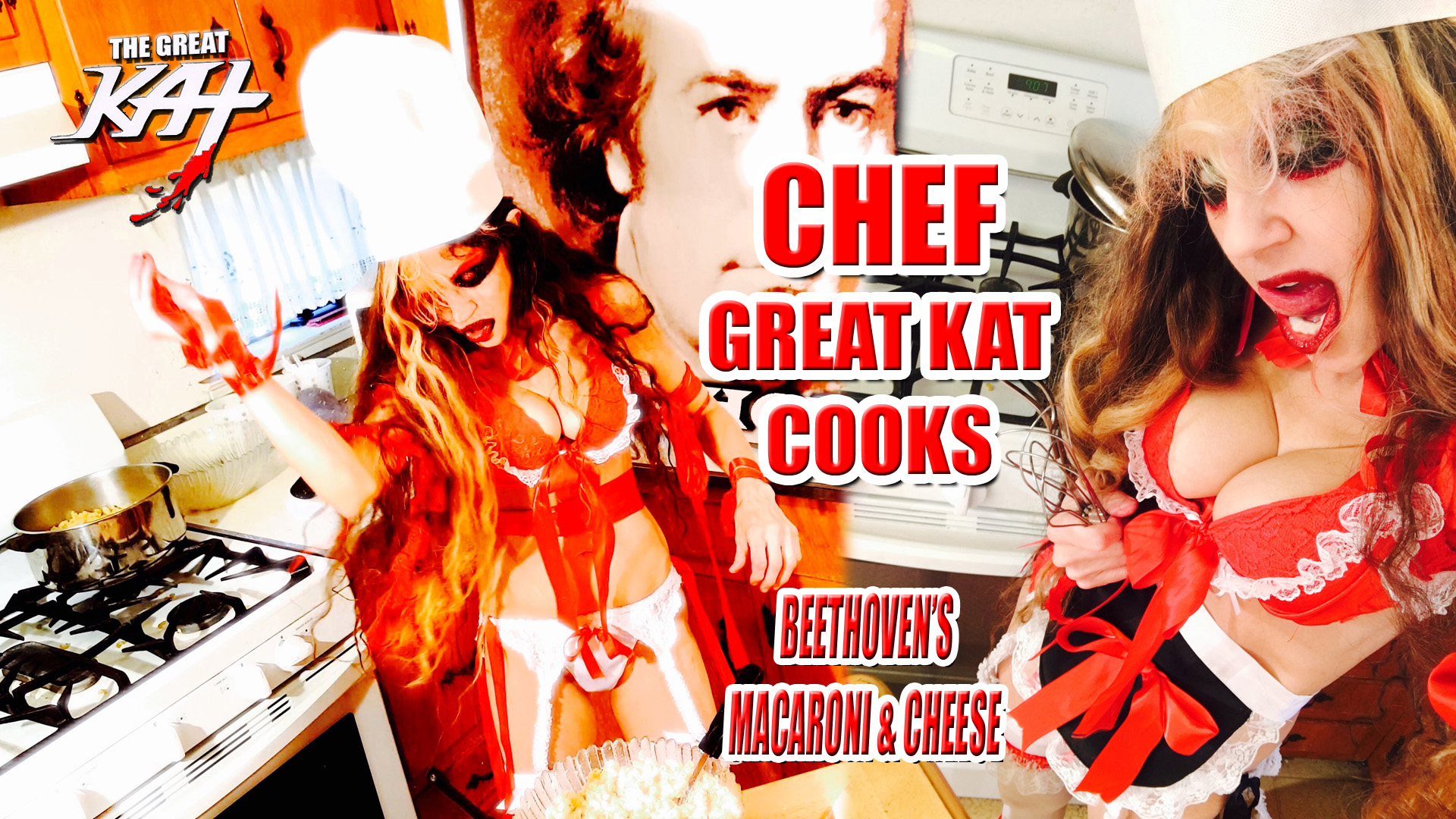 CHEF GREAT KAT COOKS BEETHOVENS MACARONI & CHEESE