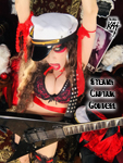 STEAMY CAPTAIN GODDESS!! FROM CHEF GREAT KAT BAKES GERMAN APPLE STRUDEL WITH MOZART VIDEO!