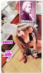 CHEF! FROM CHEF GREAT KAT BAKES GERMAN APPLE STRUDEL WITH MOZART VIDEO!