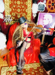 SEXY VIOLIN SHREDDER! from CHEF GREAT KAT BAKES GERMAN APPLE STRUDEL WITH MOZART VIDEO!