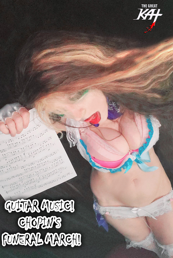 THE GREAT KAT'S CHOPIN'S FUNERAL MARCH RECORDING AND MUSIC VIDEO!