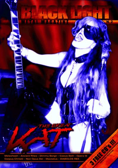 The Great Kat on the Cover of "BLACK LIGHT" MAGAZINE"