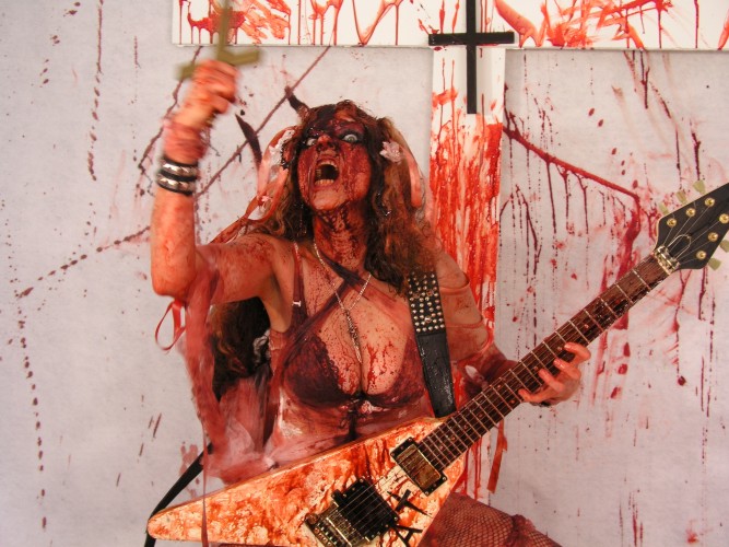 ROCK 94.7 RADIO'S "SCARY TERRY'S SATURDAY NIGHTMARE" SHOW FEATURES THE GREAT KAT'S RADIO ID & "BEETHOVEN SHREDS" CD! HEAR RADIO SHOW NOW!"That upper tier of female metal artists is incomplete without The Great Kat." - Terry Stevens, Scary Terry's Saturday Nightmare Radio Show