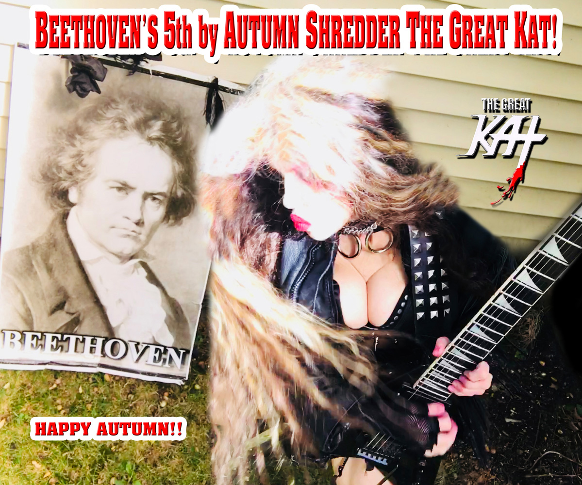 BEETHOVEN'S 5th by AUTUMN SHREDDER THE GREAT KAT! HAPPY AUTUMN!