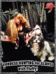 GODDESS HUNTING FOR SLAVES WITH FLUFFY!