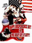 HAPPY INDEPENDENCE DAY! from THE GREAT KAT & FLUFFY! CARTOON!