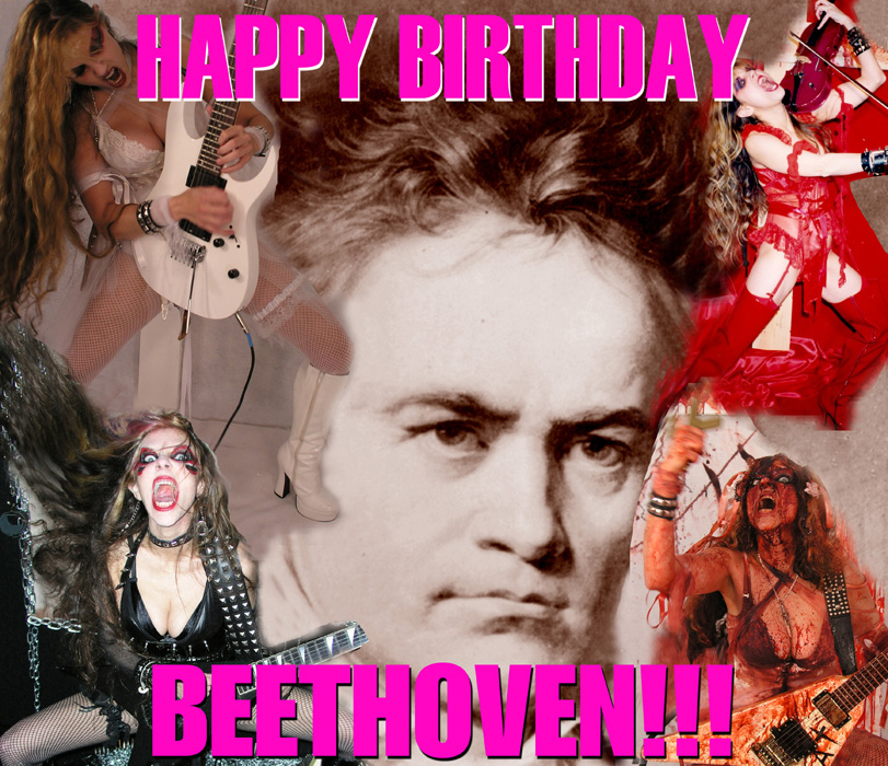 HAPPY BIRTHDAY BEETHOVEN!! Born Dec. 16, 1770!
