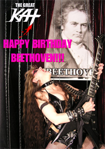 HAPPY BIRTHDAY BEETHOVEN!! Born Dec. 16, 1770!