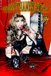 HAPPY THANKSGIVING from THE GREAT KAT BLOOD-DRIPPING GUITAR SHREDDER!
