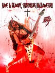 THE GREAT KAT DECLARES: HAVE A BLOODY, SHREDDING HALLOWEEN!!
