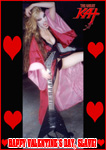 HAPPY VALENTINE'S DAY, SLAVE!! From The Great Kat Guitar Goddess!
