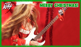 MERRY CHRISTMAS TO ALL from THE GREAT KAT GUITAR GODDESS!