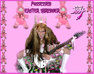 POSSESSED EASTER SHREDDER!! The Great Kat Guitar Shredder!