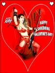 HAPPY SHREDDING VALENTINE'S DAY!! From The Great Kat Goddess Of All Guitar Shred!