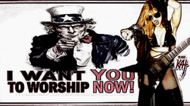 I WANT YOU TO WORSHIP NOW! CARTOON!
