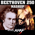 NEW! BEETHOVEN 250 MASHUP  250 SECONDS OF BEETHOVEN GUITAR/VIOLIN SHREDDING MADNESS by THE GREAT KAT TO CELEBRATE BEETHOVENS 250th BIRTHDAY (DEC. 16, 2020)! 