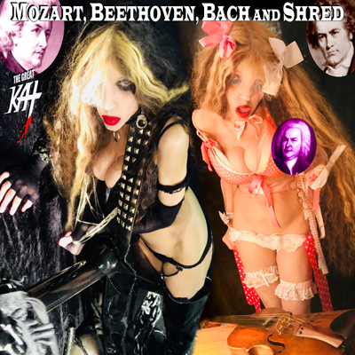 MOZART, BEETHOVEN, BACH AND SHRED New Album By The Great Kat!