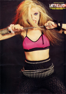 KERRANG MAGAZINE'S FAMOUS "LADYKILLERS - KERRANG/PHOTO SPECTACULAR" STARRING THE GREAT KAT POSTER!