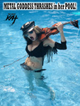 METAL GODDESS THRASHES IN HER POOL
