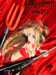 GUITAR SHREDDER from HELL!! THE GREAT KAT'S BAZZINI'S THE ROUND OF THE GOBLINS SINGLE PROMO VIDEO