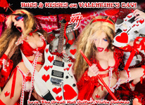 HUGS & KISSES on VALENTINES DAY! Love, The Great Kat Guitar/Violin Goddess