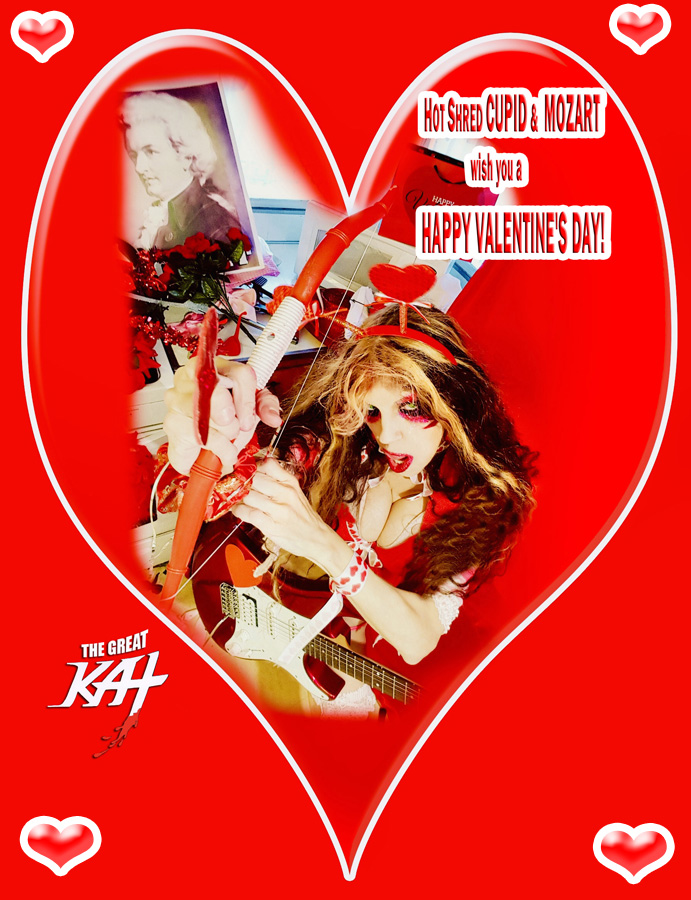 HOT SHRED CUPID & MOZART wish you a HAPPY VALENTINE'S DAY!