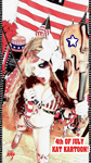 4th of July Kat Kartoon! THE GREAT KAT'S "BRINDISI WALTZ (The Drinking Song) for VIOLIN and PIANO" NEW RECORDING & MUSIC VIDEO! 