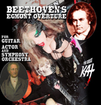 NEW BEETHOVEN'S "EGMONT OVERTURE for GUITAR, ACTOR AND SYMPHONY ORCHESTRA" GREAT KAT RECORDING & MUSIC VIDEO WORLD PREMIERE!