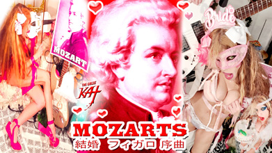 #1 on AMAZON JAPAN METAL VIDEOS - MOZART'S "THE MARRIAGE OF FIGARO OVERTURE" by THE GREAT KAT at http://amzn.to/2wpjUJX!! WATCH at https://www.amazon.co.jp/gp/video/detail/B07S25KFBH/ 
