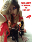 SHRED GODDESS on the PROWL for KAT SLAVES! SNEAK PEEK from THE GREAT KAT'S BAZZINI'S "THE ROUND OF THE GOBLINS" MUSIC VIDEO!
