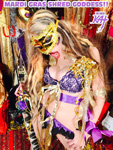 MARDI GRAS SHRED GODDESS! from BAZZINI'S "THE ROUND OF THE GOBLINS" NEW GREAT KAT MUSIC VIDEO!