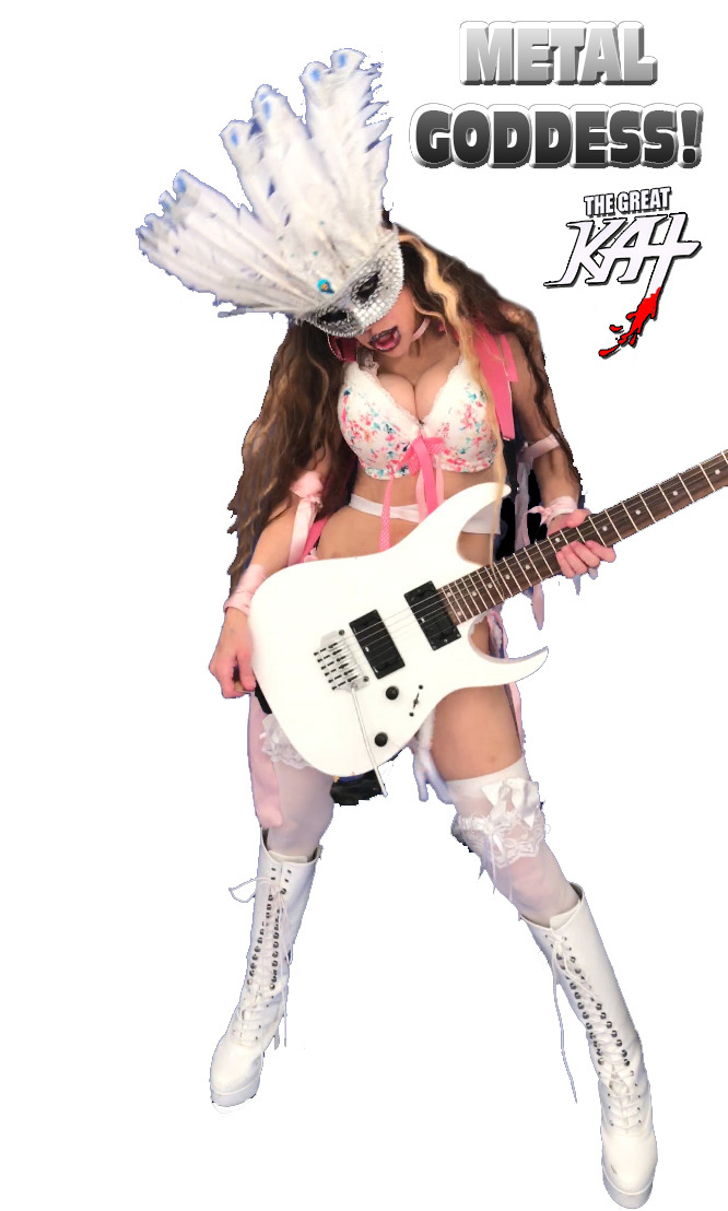 METAL GODDESS! from BAZZINI'S "THE ROUND OF THE GOBLINS" NEW GREAT KAT MUSIC VIDEO!