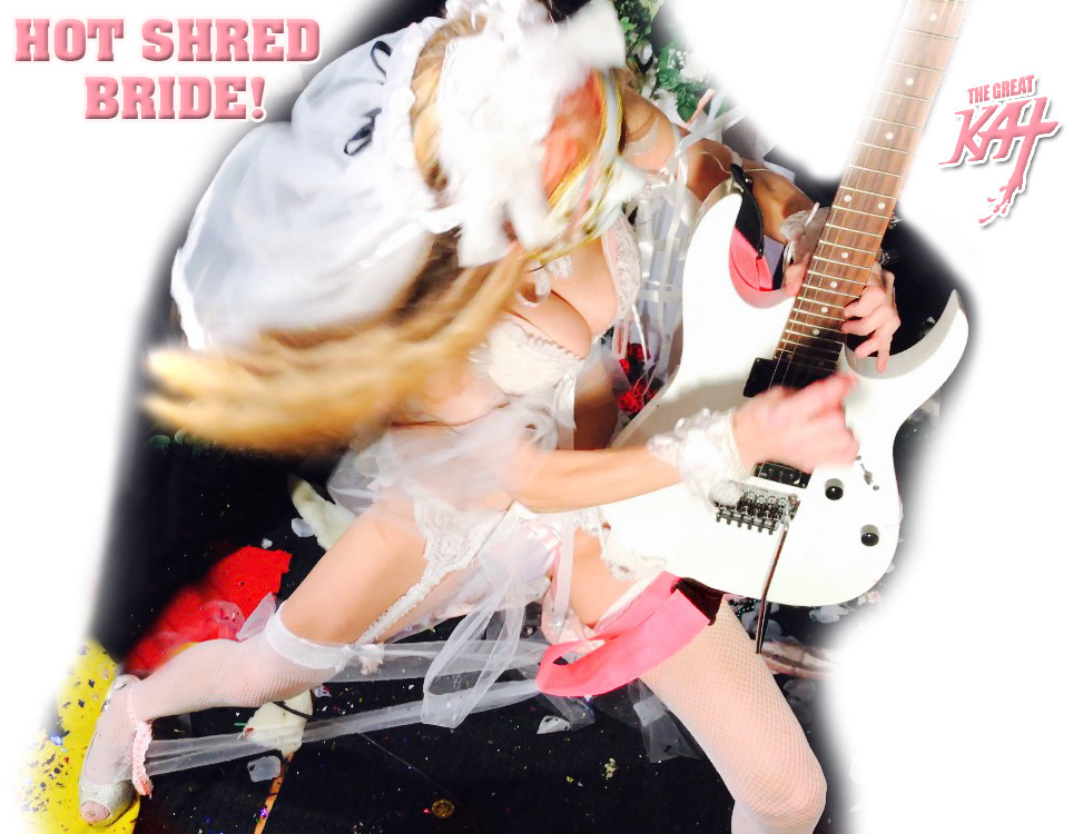 HOT SHRED BRIDE! from BAZZINI'S "THE ROUND OF THE GOBLINS" NEW GREAT KAT MUSIC VIDEO!